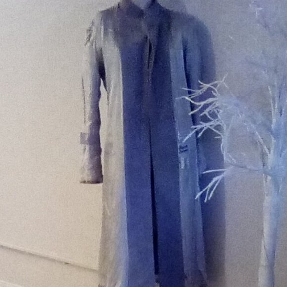 VTG Ultra Suede Majestic Garment Belted Trench Coat Size S - Picture 10 of 16